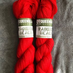 Queensland Collection Rainbow Beach Superwash Wool. Lot of 2